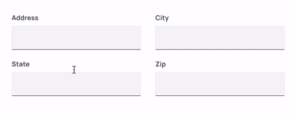 Demonstration of a form allowing browser autocomplete