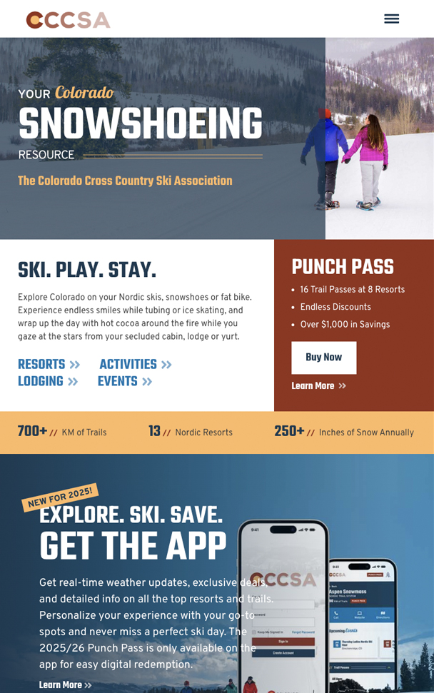 CCCSA Tablet Home Screen